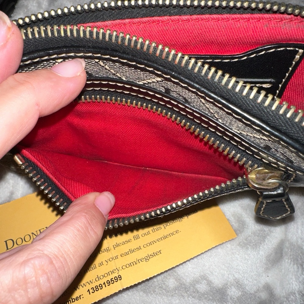 Dooney And Burke Multi Function Around Wristlet - image 2